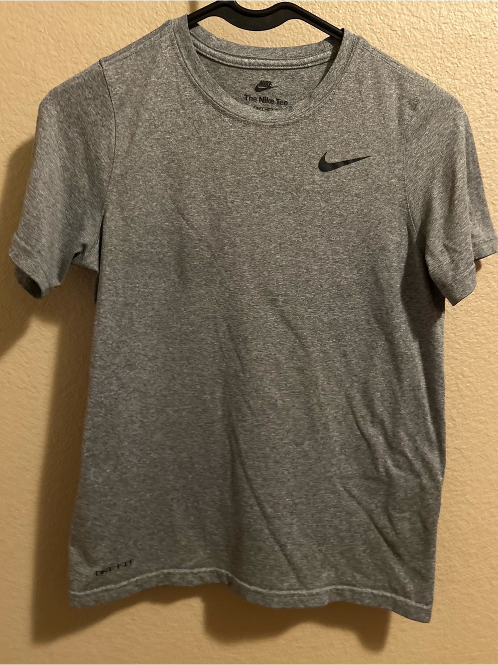 Nike Gray Heather Short Sleeve Athletic Tee